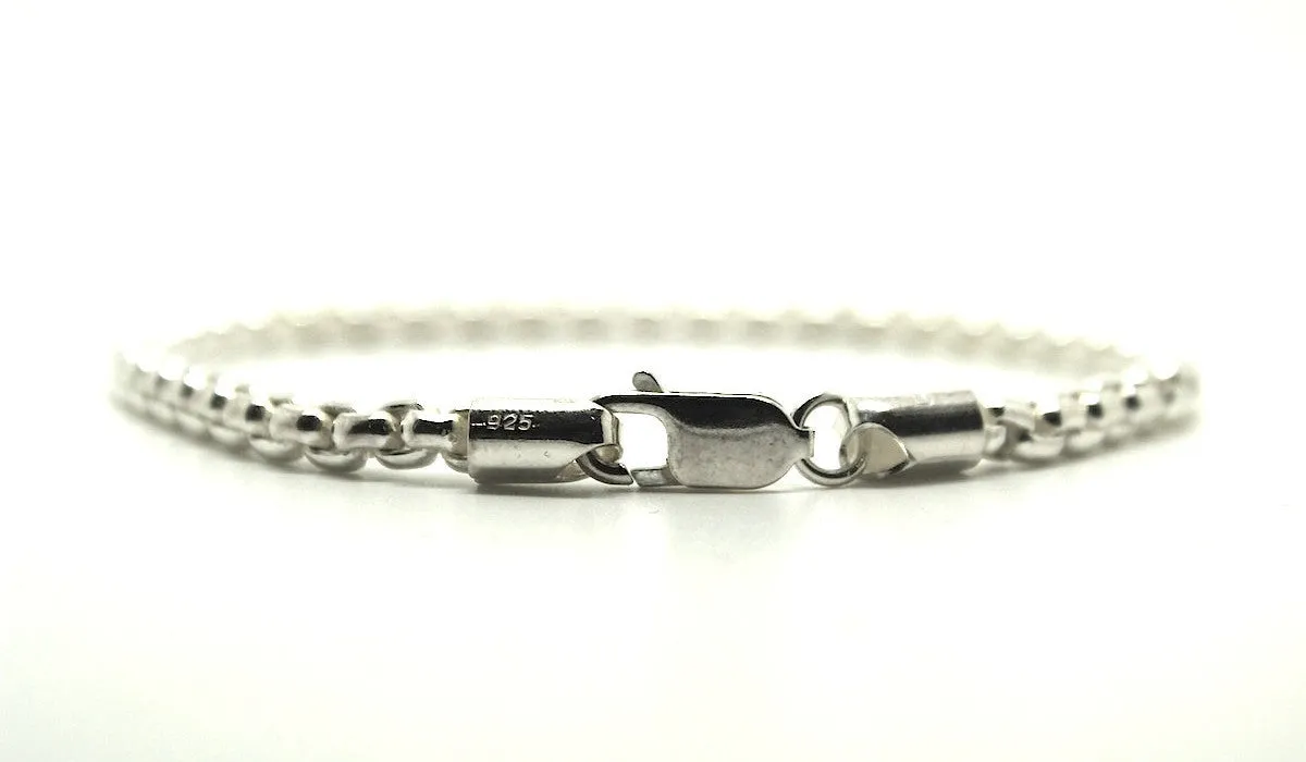 Silver RD Box Bracelet