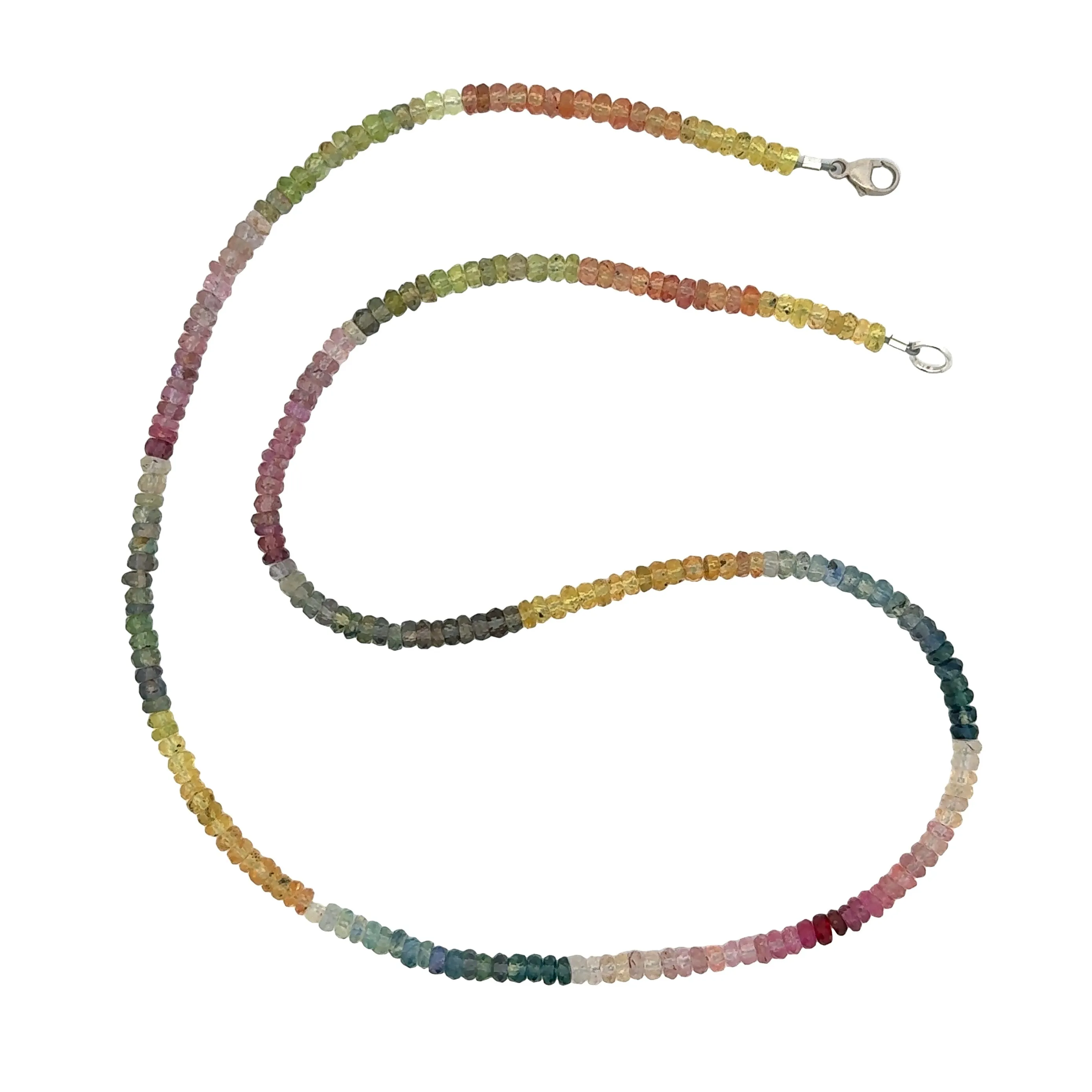 Small Ombre Multicolor Sapphire Strand