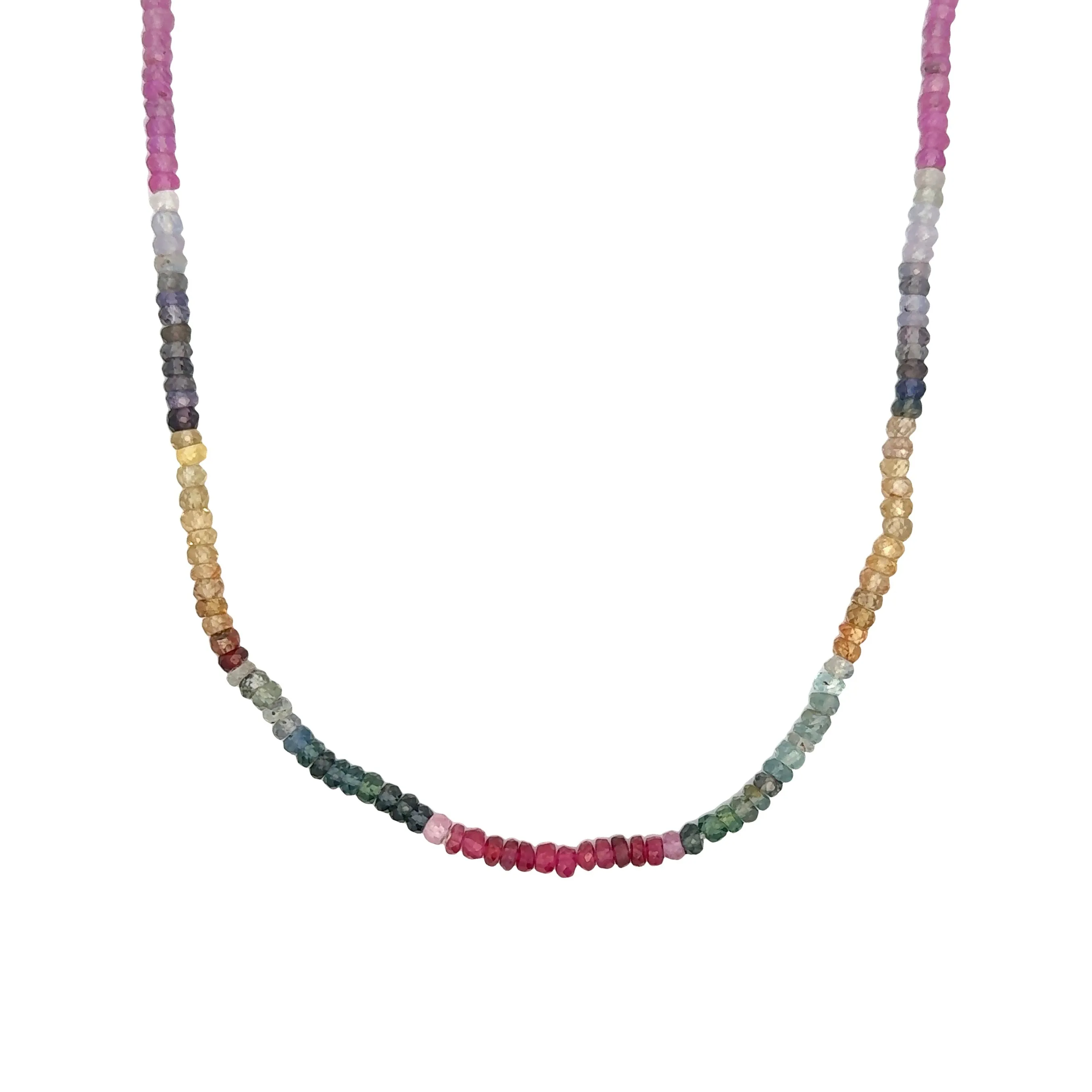 Small Ombre Multicolor Sapphire Strand