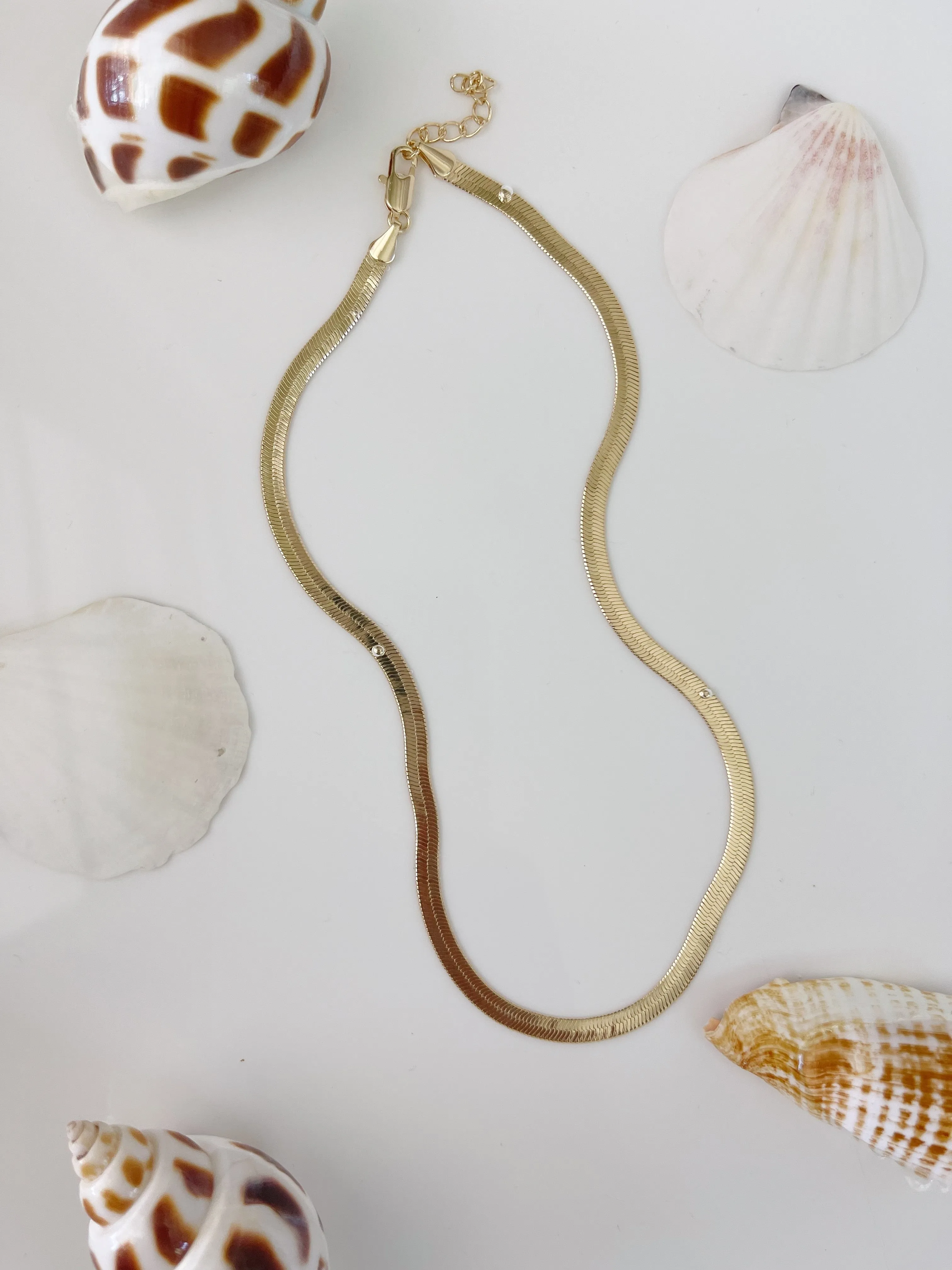 Snake Chain Gold Necklace