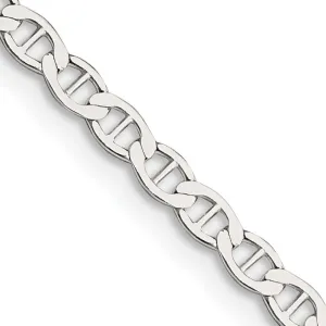 Sterling Silver 22-inch 3.1MM Anchor Link Flat Chain