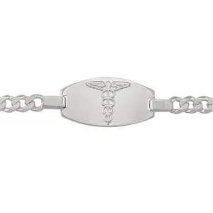 Sterling Silver Medical Data Bracelet