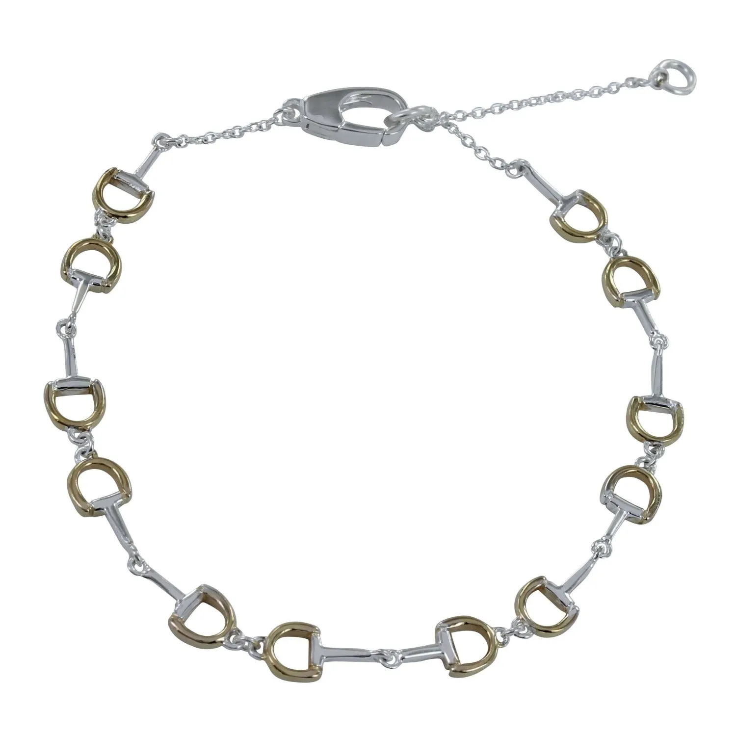 Sterling Silver Snaffle Bracelet