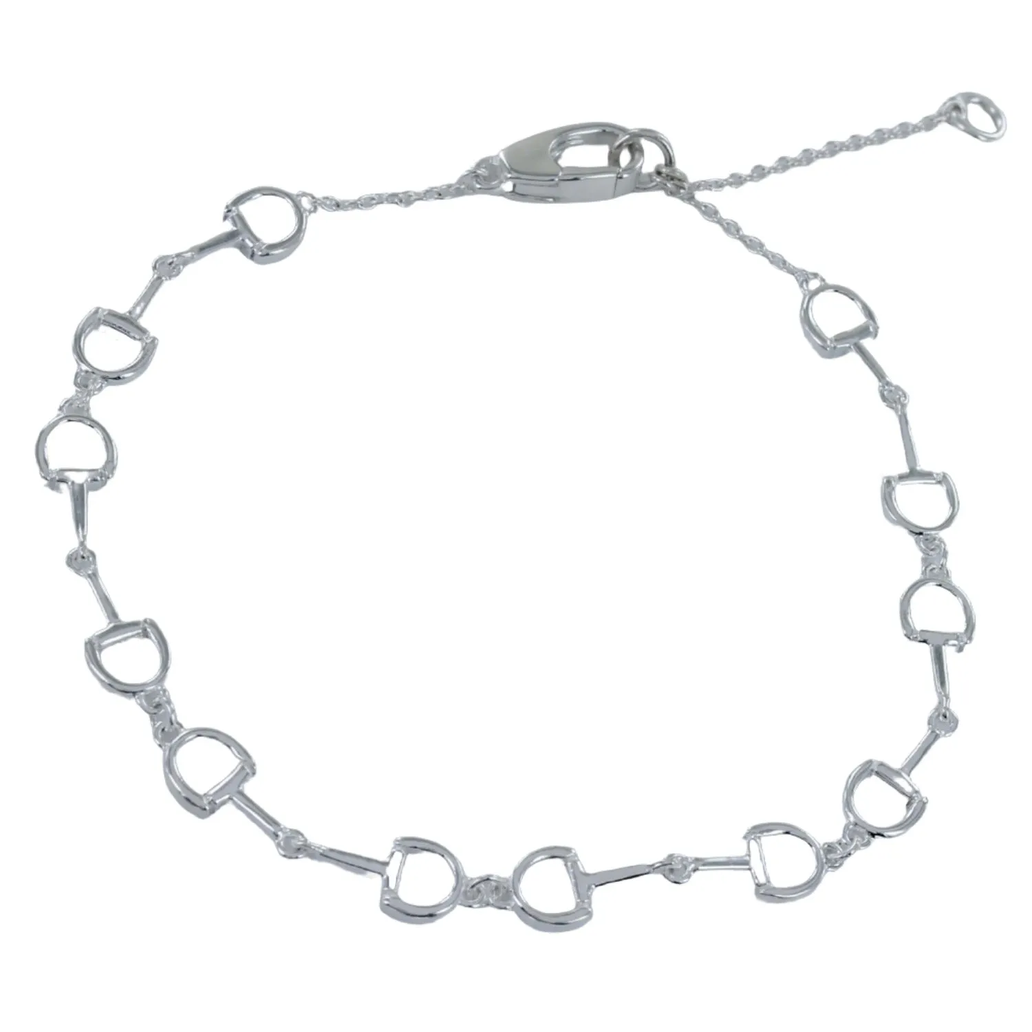 Sterling Silver Snaffle Bracelet