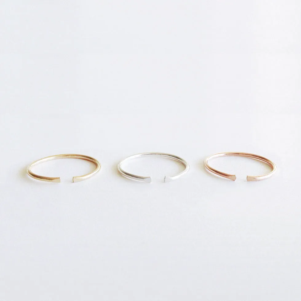 Thin Open Rings | Trio