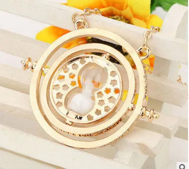 time turner necklace hourglass vintage pendant Hermione Granger for women lady girl wholesale 0131