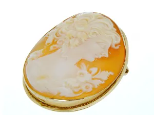 Vintage 14KT Cameo Pin/Pendant