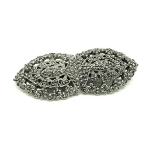 Vintage 1930s Marcasite Brooch Duette Dress Clips